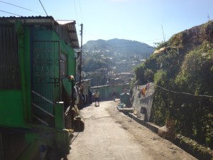 Running the back roads through villages around Darjeeling